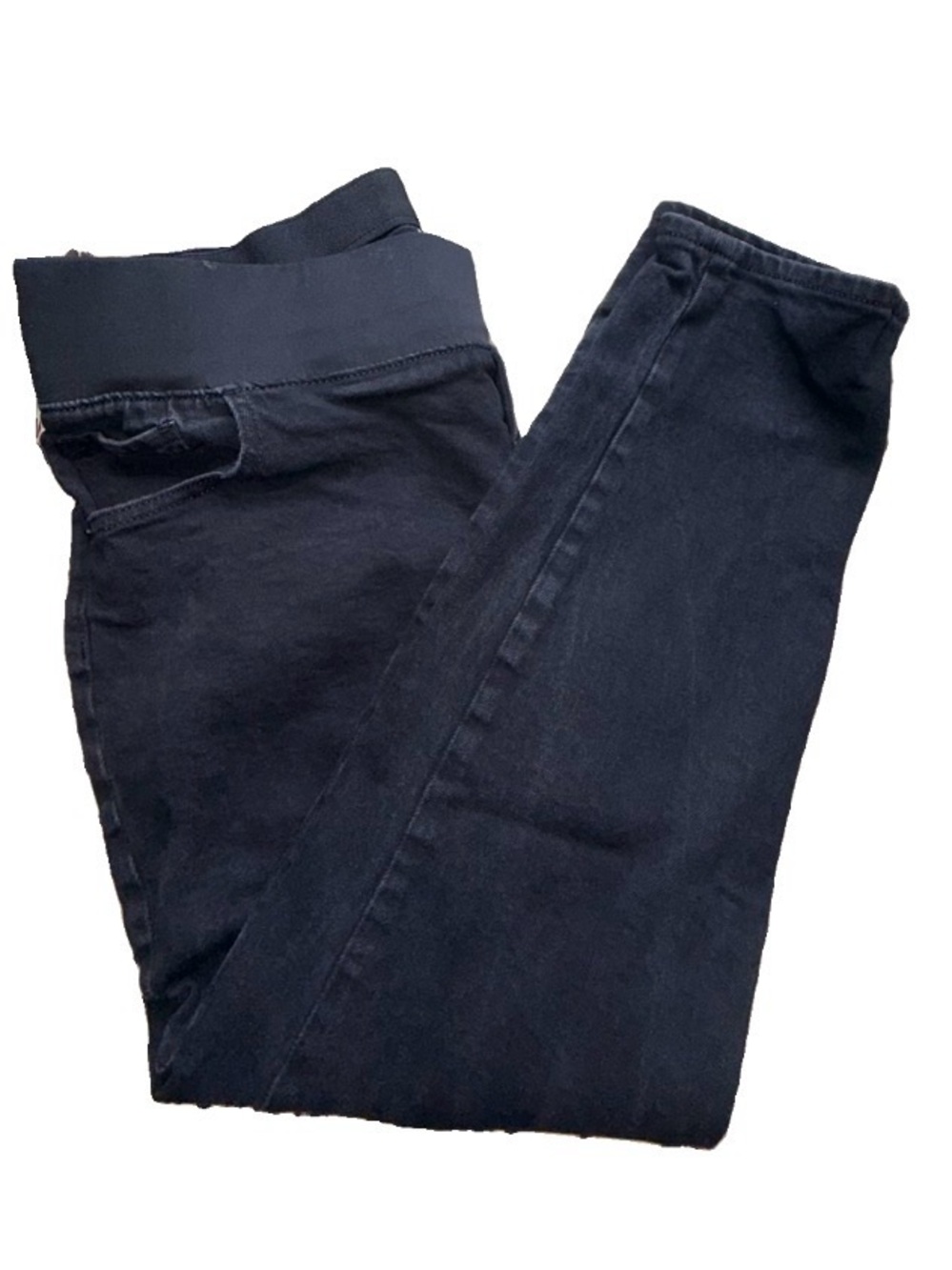 Old Navy Black Maternity Front Low Panel O.G. Straight Jeans Size 14R